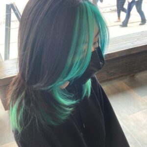 挑染：瀏海挑染(輪廓染)：修飾五官最快有感的「光影修容染」