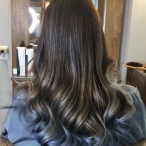 挑染：裙擺染：低調派的變化感首選