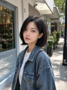 W02女生短鮑伯髮型-日常場景-04-週末休閒