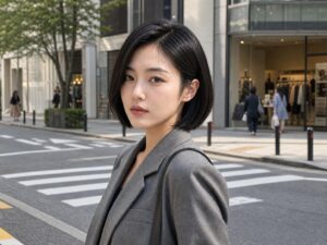 W02女生短鮑伯髮型-日常場景-09-都會街景