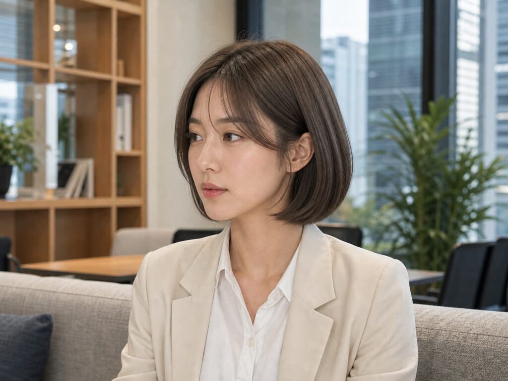 W02女生短鮑伯髮型-染髮變化-02-霧感亞麻棕