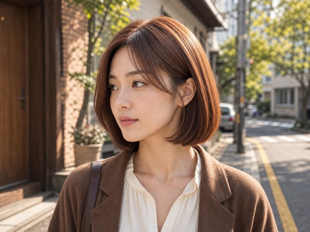 W02女生短鮑伯髮型-染髮變化-13-銅棕