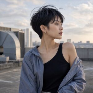 女性精靈短髮日常造型