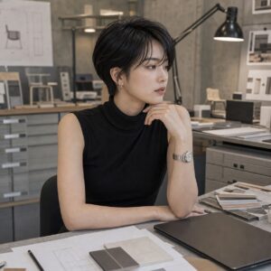 女性精靈短髮日常造型