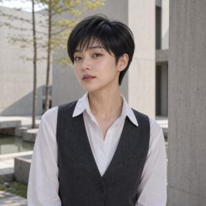 女性精靈短髮日常造型
