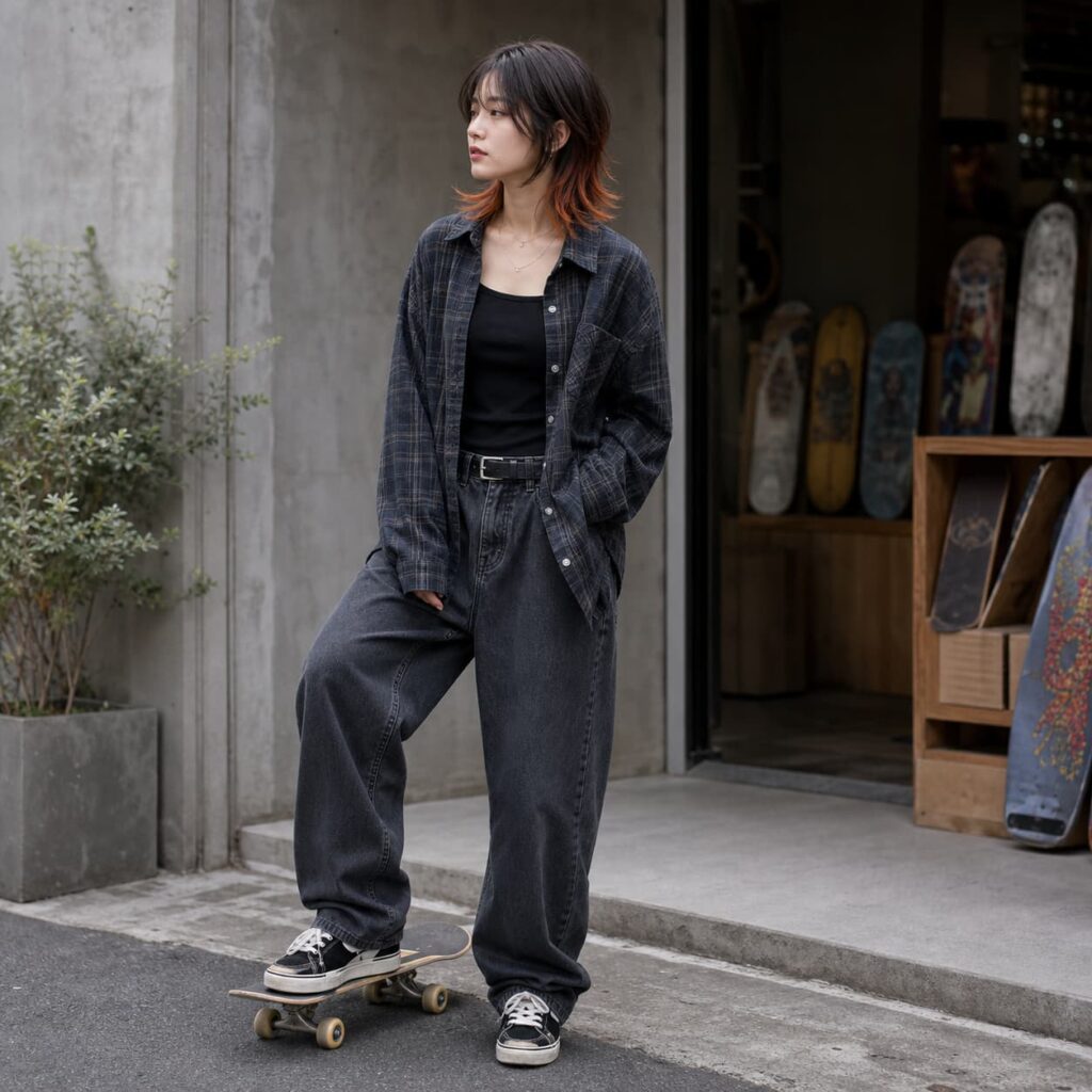 W10女生狼尾中短髮 染髮變化 20 橘銅外翹髮尾