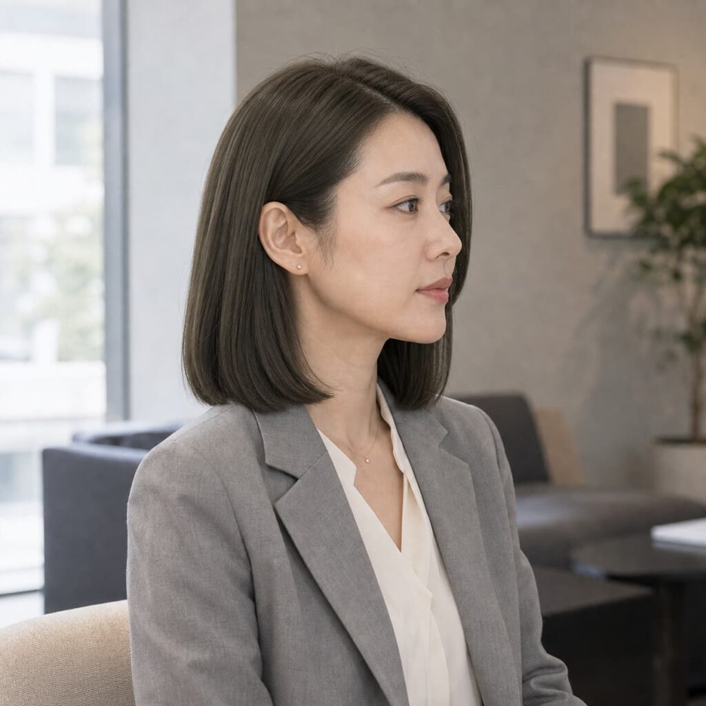 W04女生中短鮑伯髮型 染髮變化 10 橄欖棕