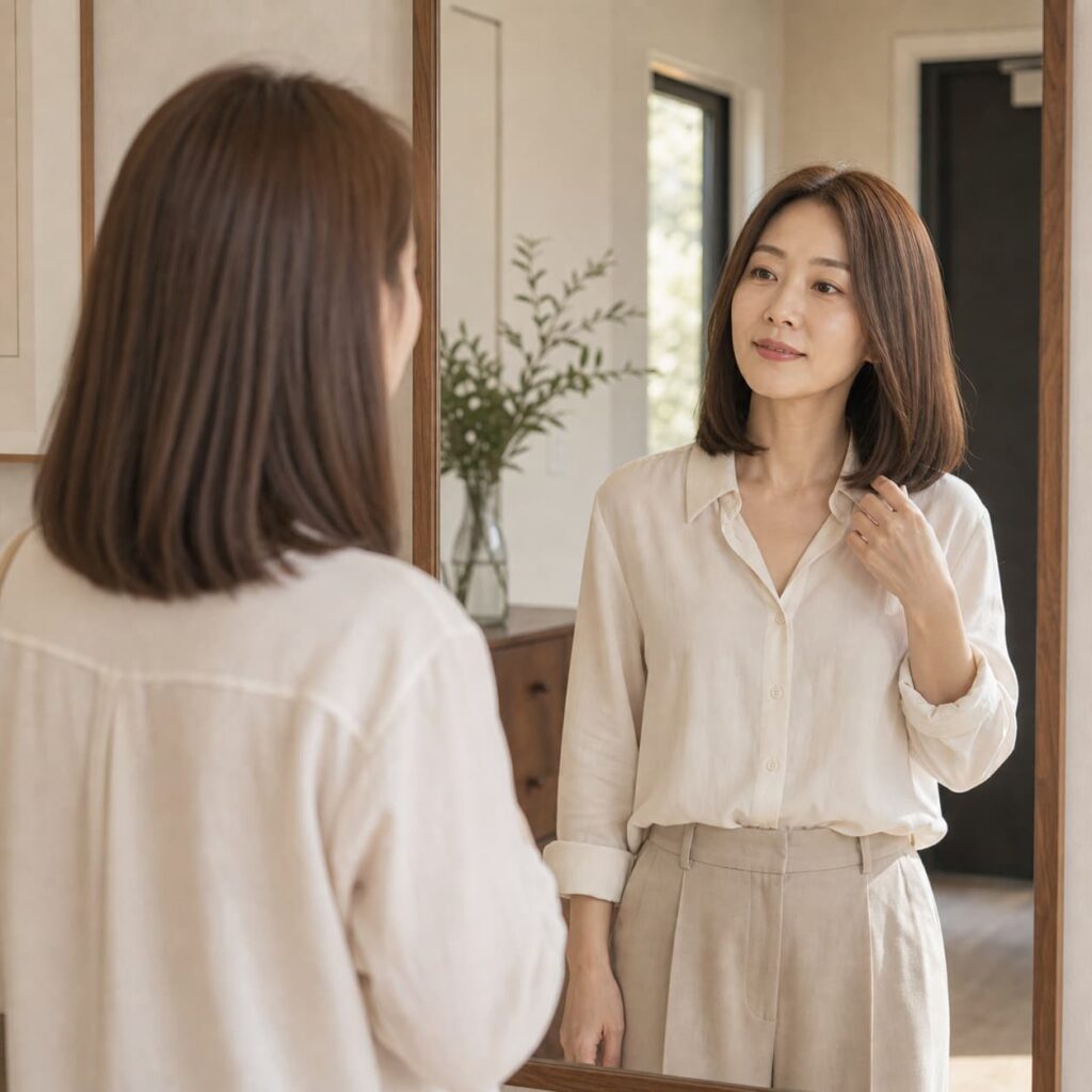 W04女生中短鮑伯髮型 染髮變化 13 楓糖棕