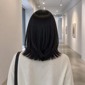 W06女生中短低層次髮型 日常場景 05 極簡展間